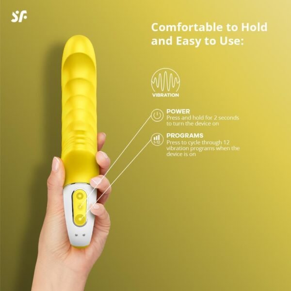 Vibromasseur Point G – 12 Modes de Plaisir | Satisfyer Yummy Sunshine